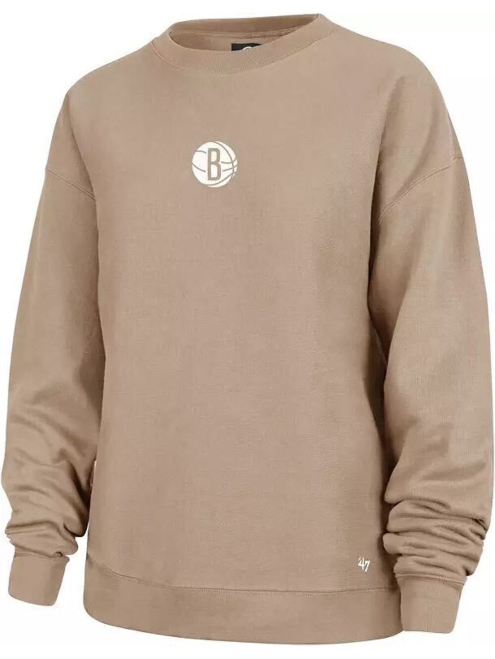 NWT New '47 Women's Brooklyn Nets Brown Offside Crewneck - XL